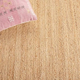 Jute Rug Handwoven Natural Braided Carpets for Bedroom Living Room Dining Room