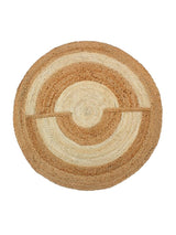 Round Traditional Design Jute Door mat|Mat for Bedroom