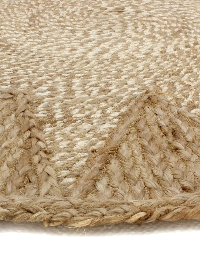 Braided Carpet Rugs|Round Traditional Design Jute Door mat|Mat for Bedroom,Living Room,Dining Room