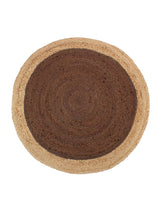 Hand Woven Braided Carpet Rugs|Round Traditional Design Jute Door mat|Mat for Bedroom