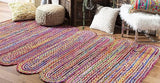 Modern Braided Jute Carpet for Hall, Bedroom, Guest Room, Dining Room