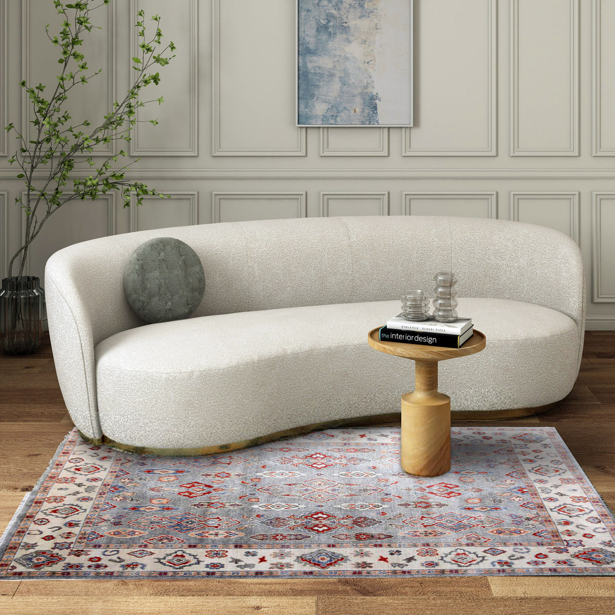 Modern Oushak Rug For Living Room Hall Room Office,Wool Oushak Carpets