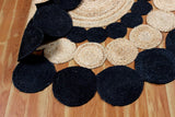 Handmade Round Jute Rug, Natural Jute Area Rug