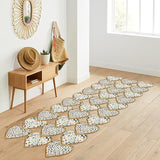 Handcrafted Circle Area Rug - Flatweave Rug Indoor Outdoor Use Carpet