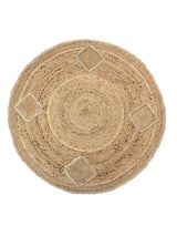 Hand Woven Braided Carpet Rugs|Round Traditional Design