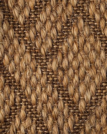 Natural Area Rugs 100% Natural Fiber Handmade Shanghai, Brown/Multi Sisal Rug