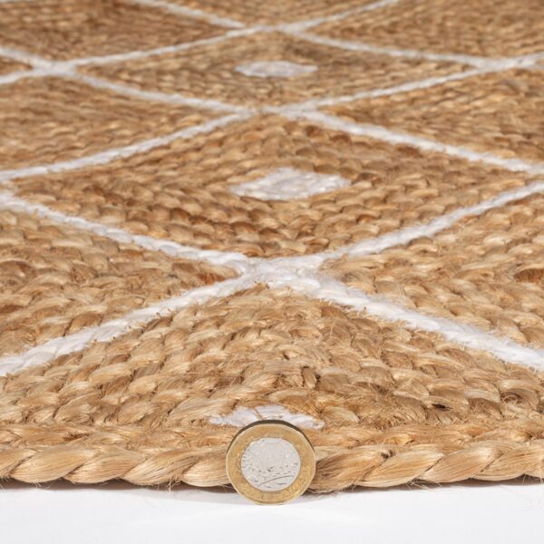 Natural Diamond Handbraided Carpet Rug