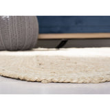 Natural Fiber Kaelee Braided Geometric Jute Area Rug