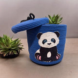 Basket for Kids Toy - Baby Laundry Baskets with lid, Pandaa