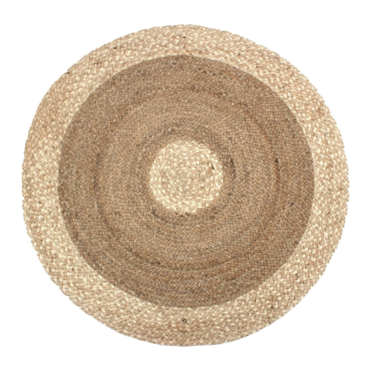 Hand Woven Braided Carpet Rugs|Round Traditional Design Jute Door mat|Mat for Bedroom