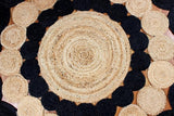 Handmade Round Jute Rug, Natural Jute Area Rug