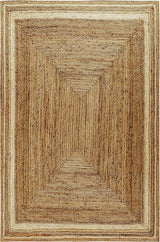 Jute Rug Handwoven Natural Braided Carpets for Bedroom Living Room Dining Room