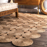 Special Designed Jute Rug Handmade Rustic Look Jute Area Rugs