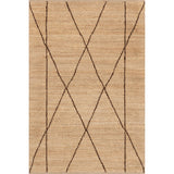 Natural Jute Area Rug, Hand Braided Hemp Rug