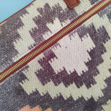 Woven Dhurrie Laptop Bag,Eco-Friendly Boho Bags