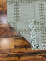 Unique Design Cotton Wool Rug, Handmade Modern Kilim Woven Rug