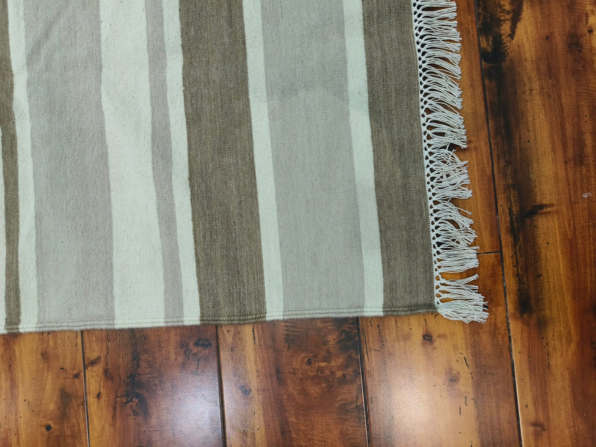 Unique Design Cotton Wool Rug, Handmade Modern Kilim Woven Rug