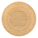 Two-Tone Jute Hippy Circle Area Rug