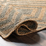 Diamond Jute Area Rug, Neutral Rug Living Room Rug