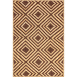 Diamond Jute Area Rug, Neutral Rug Living Room Rug