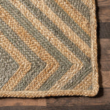 Diamond Jute Area Rug, Neutral Rug Living Room Rug