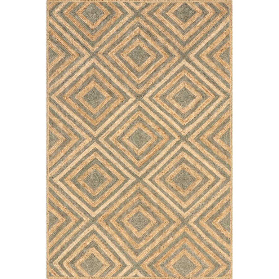 Diamond Jute Area Rug, Neutral Rug Living Room Rug