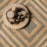 Diamond Jute Area Rug, Neutral Rug Living Room Rug