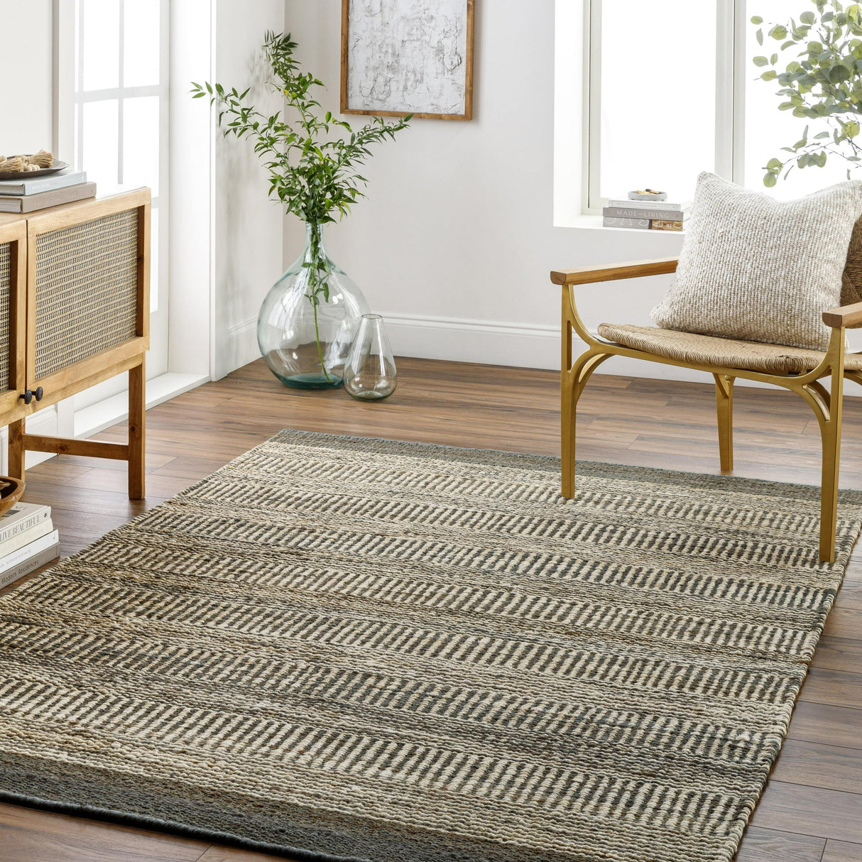 Jute Area Rugs, Eco Friendly Decor for Living Room