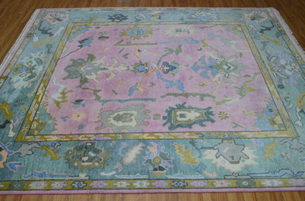 Baby Room Designer rug, Oversized Oushak Rug, Handwoven Oushak carpets