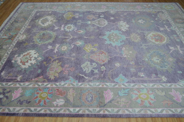 Purpal Oushak Carpet Oversized Oushak Rug,Handwoven Oushak Rugs