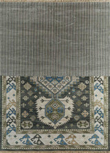 Savana Black Olive/Antique White Hand Knotted Ethical Rugs