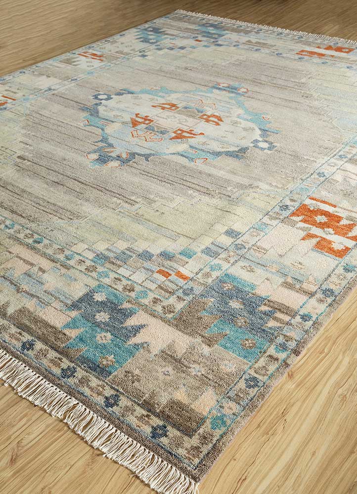 Savana Dark Gray/Light Gold Hand Knotted Ethical Rugs