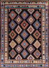 Savana Ebony/Russet Hand Knotted Ethical Rugs