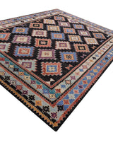 Savana Ebony/Russet Hand Knotted Ethical Rugs