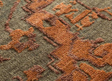 Savana Gray Brown/Red Orange Hand Knotted Persian Rugs