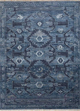 Savana Indigo Blue/Castlerock Hand Knotted Rugs