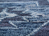 Savana Indigo Blue/Castlerock Hand Knotted Rugs