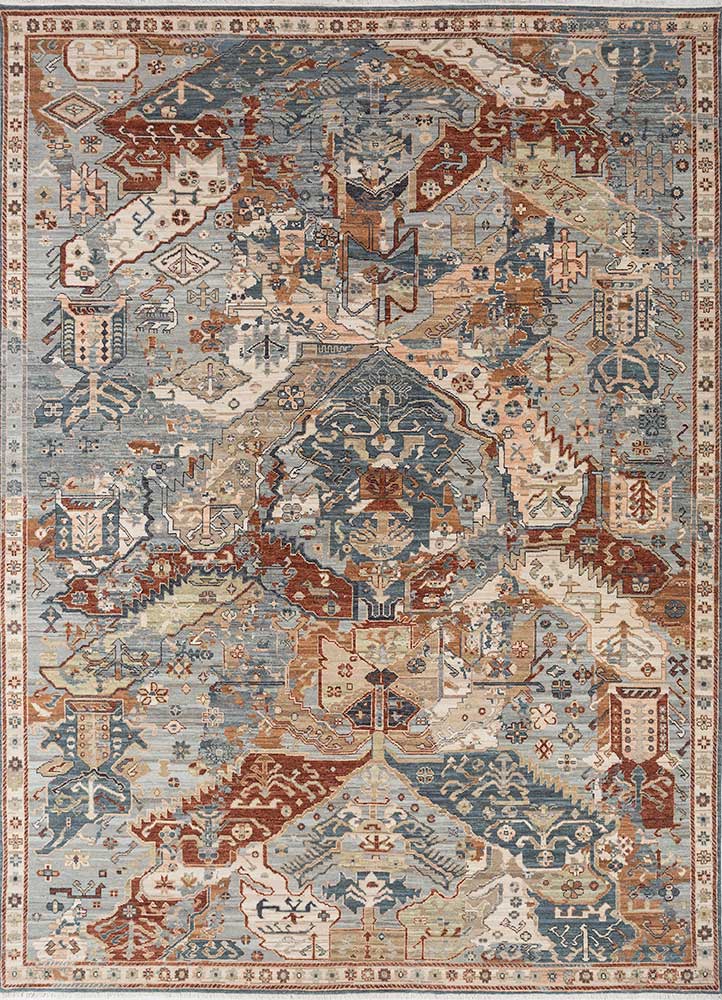 Savana Amber Glow/Soft Gold Silk Hand Knotted Rugs