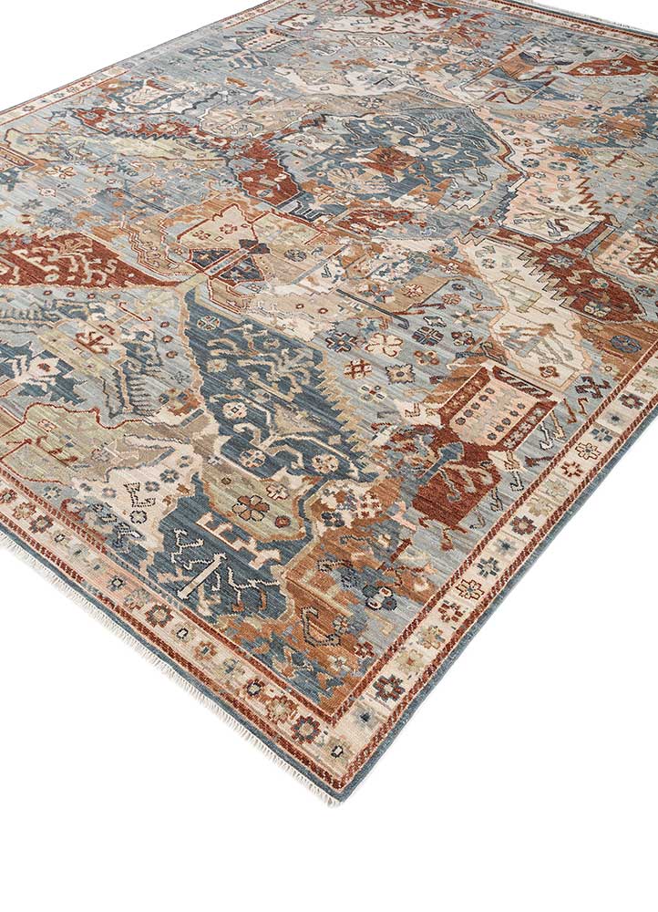 Savana Amber Glow/Soft Gold Silk Hand Knotted Rugs