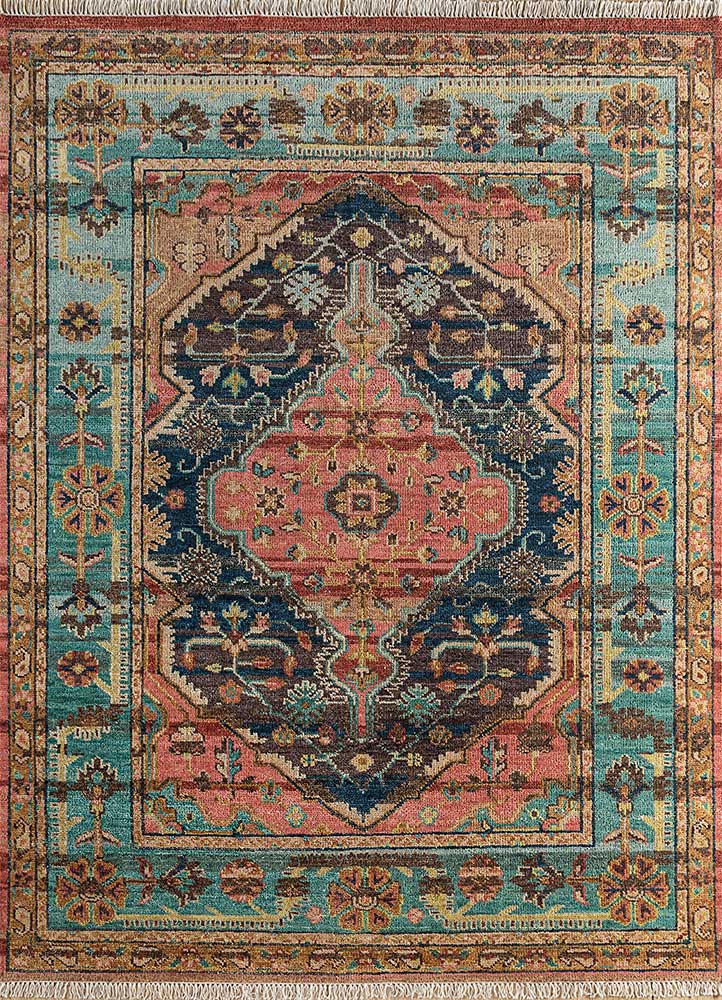 Savana Indigo/Deep Sea Wool Hand Knotted Rugs