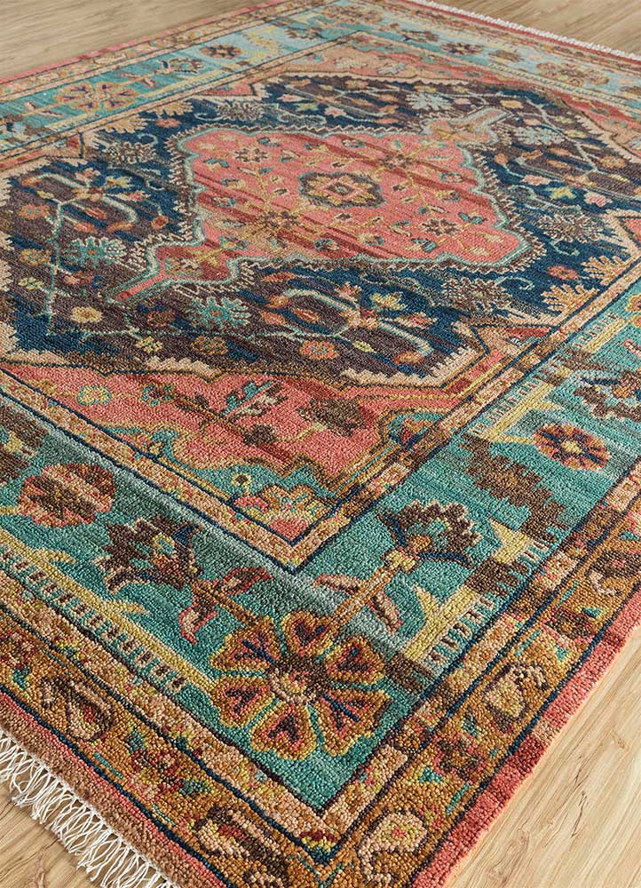 Savana Indigo/Deep Sea Wool Hand Knotted Rugs