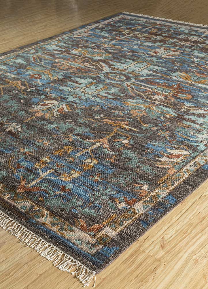 Savana Liquorice/Cola Hand Knotted Rugs