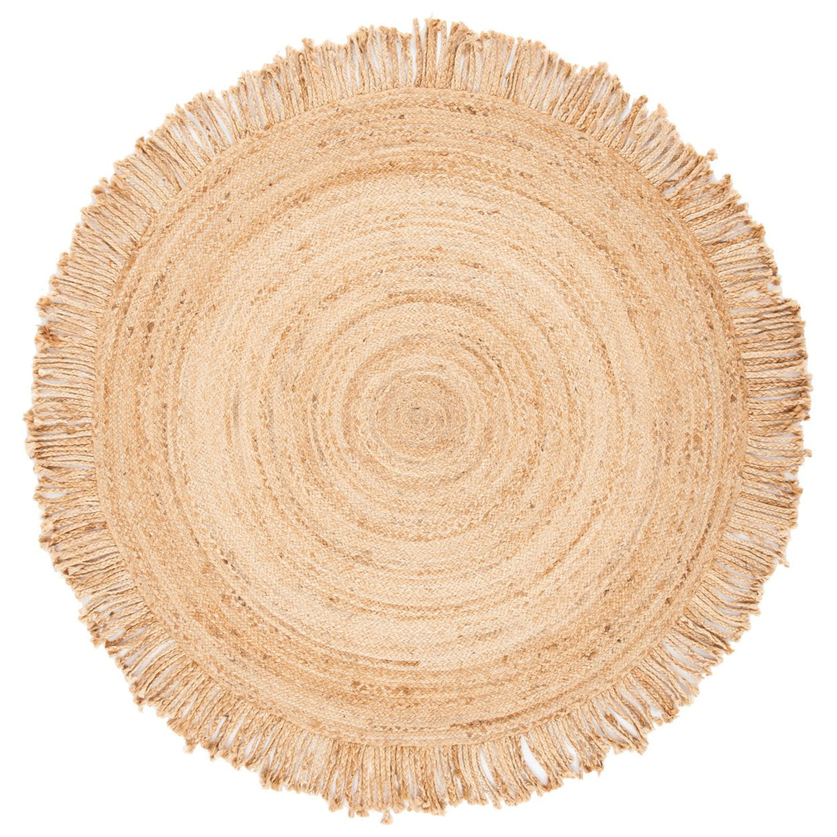 Braided Abby Solid Fringed Area Rug