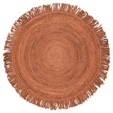 Braided Abby Solid Fringed Area Rug