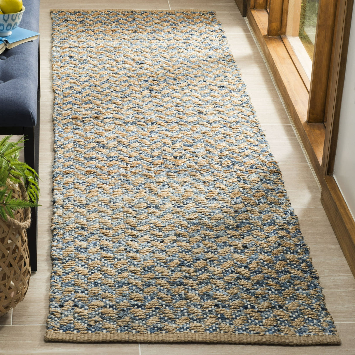 Natural Fiber Braxton Braided Jute Runner Rug