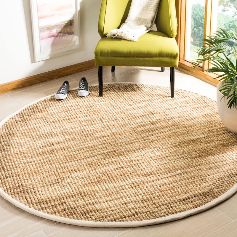 Handmade Natural Fiber Jute Rug