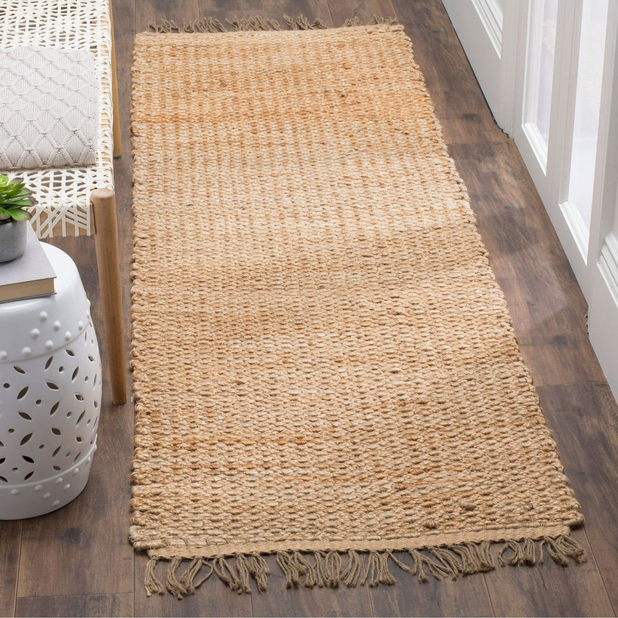 Natural Fiber Karita Braided Jute Runner Rug