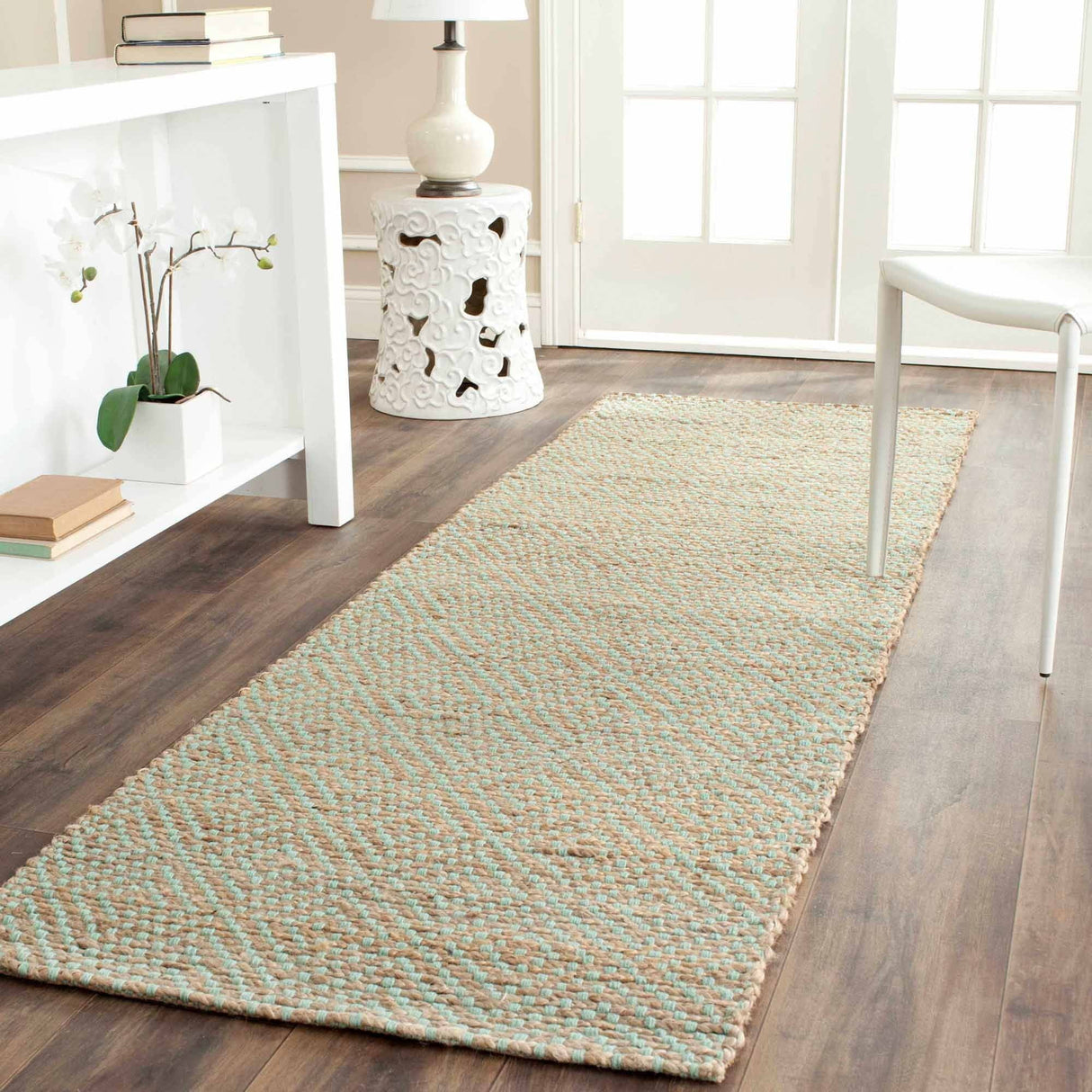 Natural Fiber Braxton Braided Jute Runner Rug