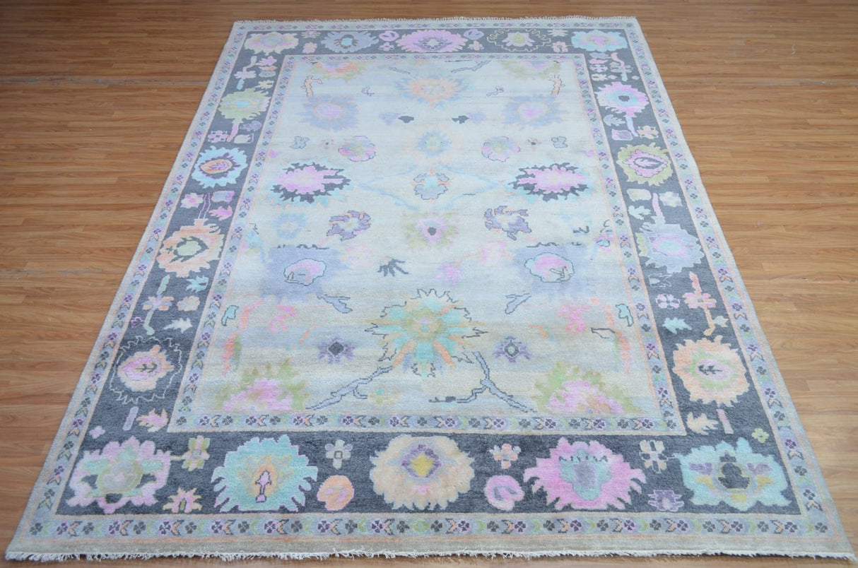 Bedroom Decorative Wool Oushak Floor Rug,Handwoven Oushak carpets