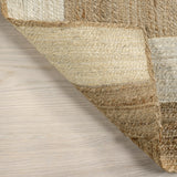 Natural Florentina Geometric Links Jute Area Rug